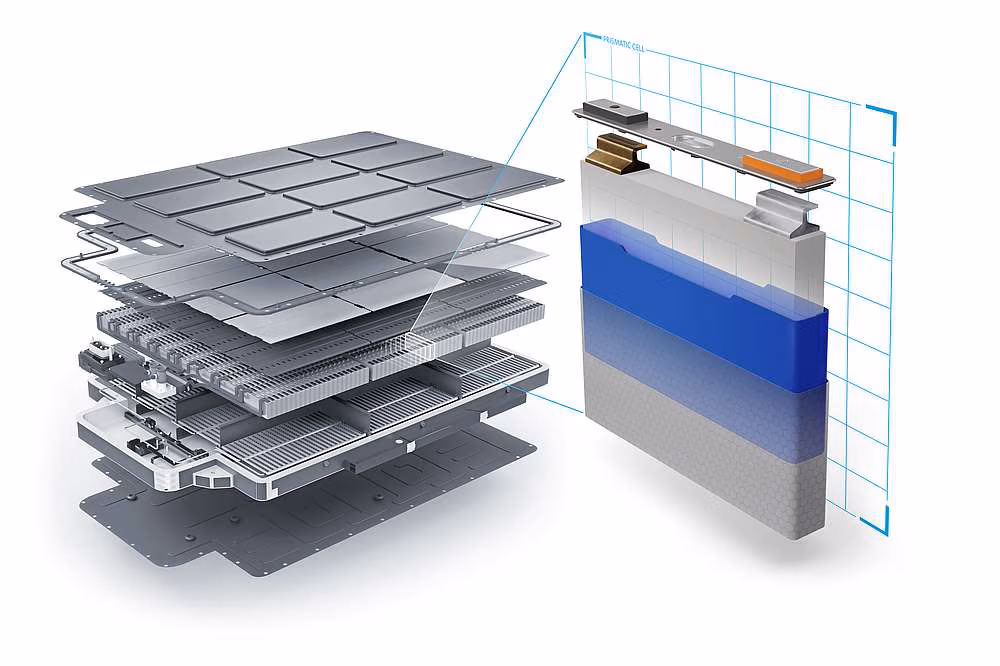 Prismatic lithium-ion cell architecture