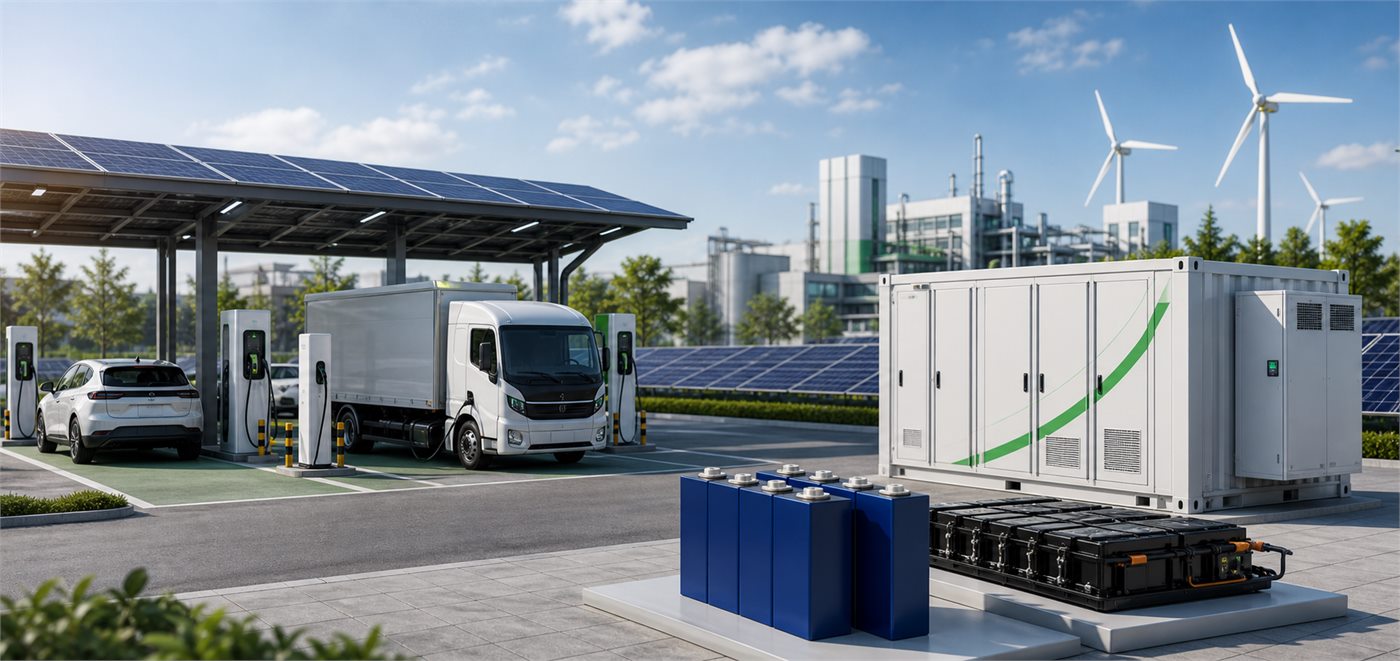 Integrated battery solutions for electric mobility, renewable storage and industrial energy